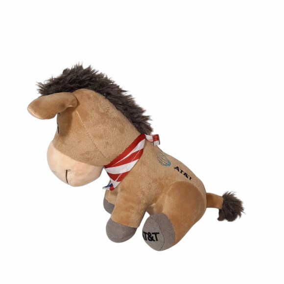 AT&T Milwaukee DNC 2020 Democratic National Convention Flag Donkey Plush Toy 9" - Picture 5 of 6